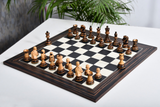 1950 Dubrovnik Bobby Fischer Chess Set Lacquered Boxwood 3.7” With Board My Chess Sets