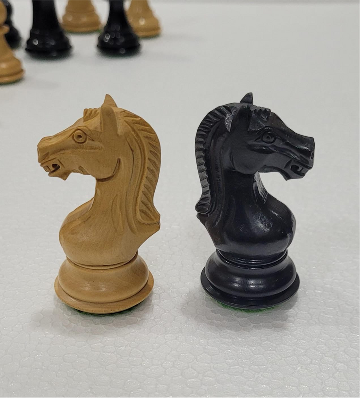 Limited Edition Anjan and Ebony Royal Chessmen Luxury Professional Chess Set