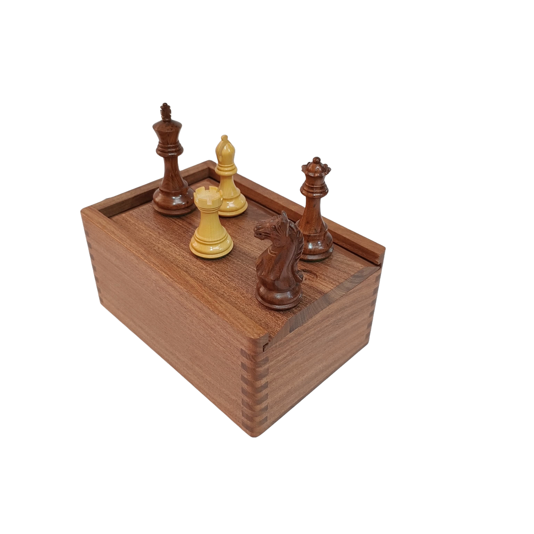 Acacia Wood Luxurious Chess Storage Box