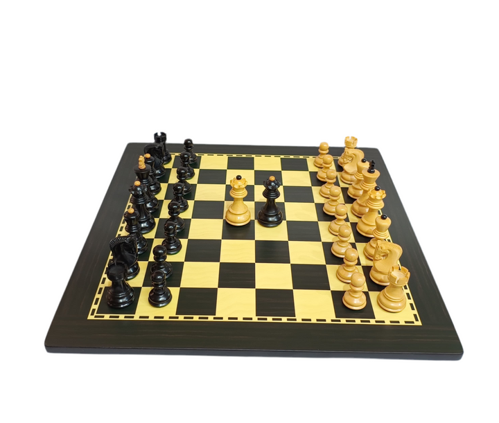 Russian Zagreb Chess Set With MDF Chess Board - 3.25 Inch King