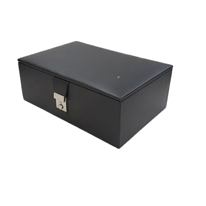 Leatherette Chess Box - Dual Tray Design