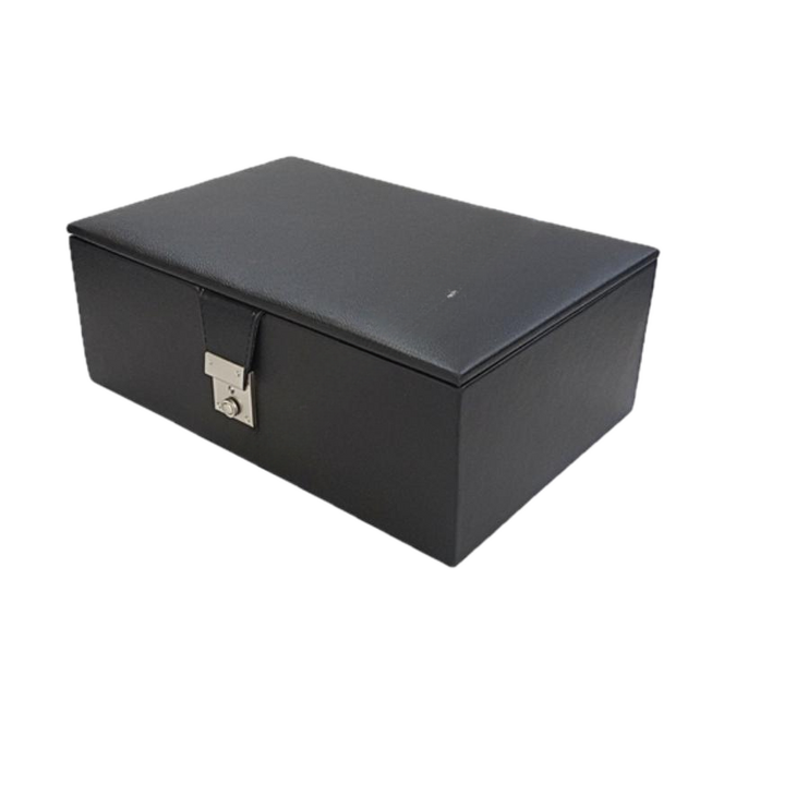 Leatherette Chess Box - Dual Tray Design