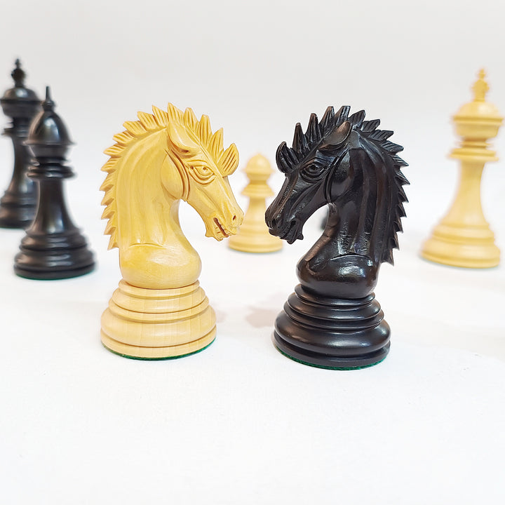 Luxury Staunton Chess Pieces - Ebony and Boxwood