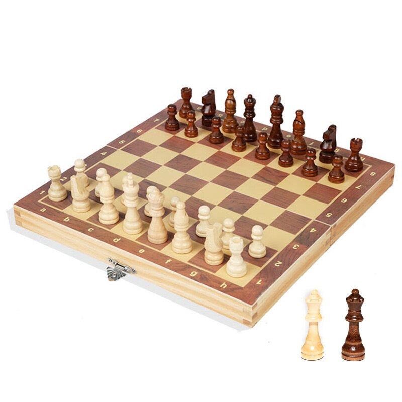 Folding Chess Set (Wood) – My Chess Sets