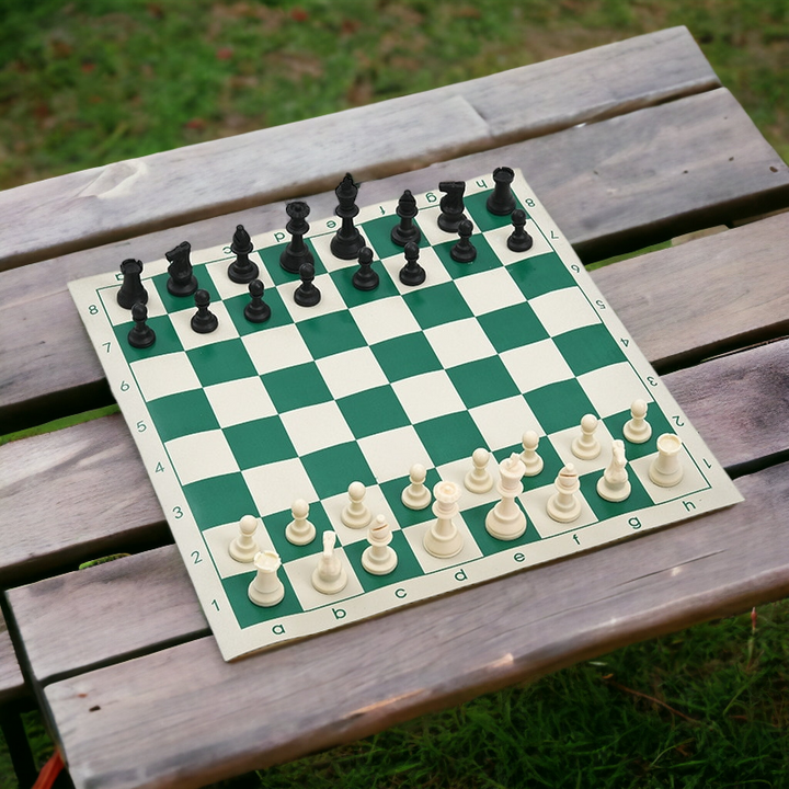 Outdoor Chess Set (Green & White)My Chess Sets