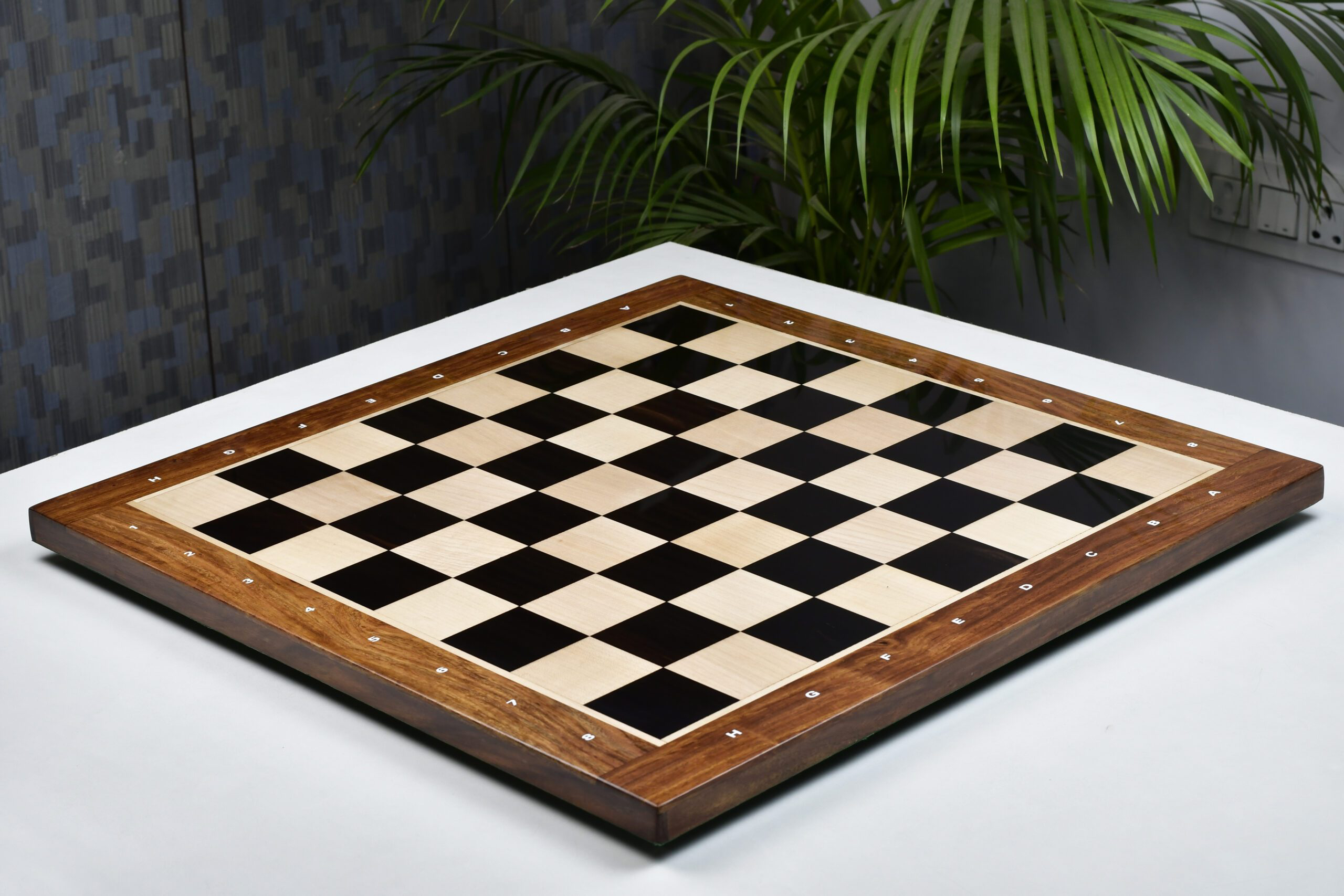 23″ – 60 mm Square: Solid Wooden Indian Notation Chess Board My Chess Sets