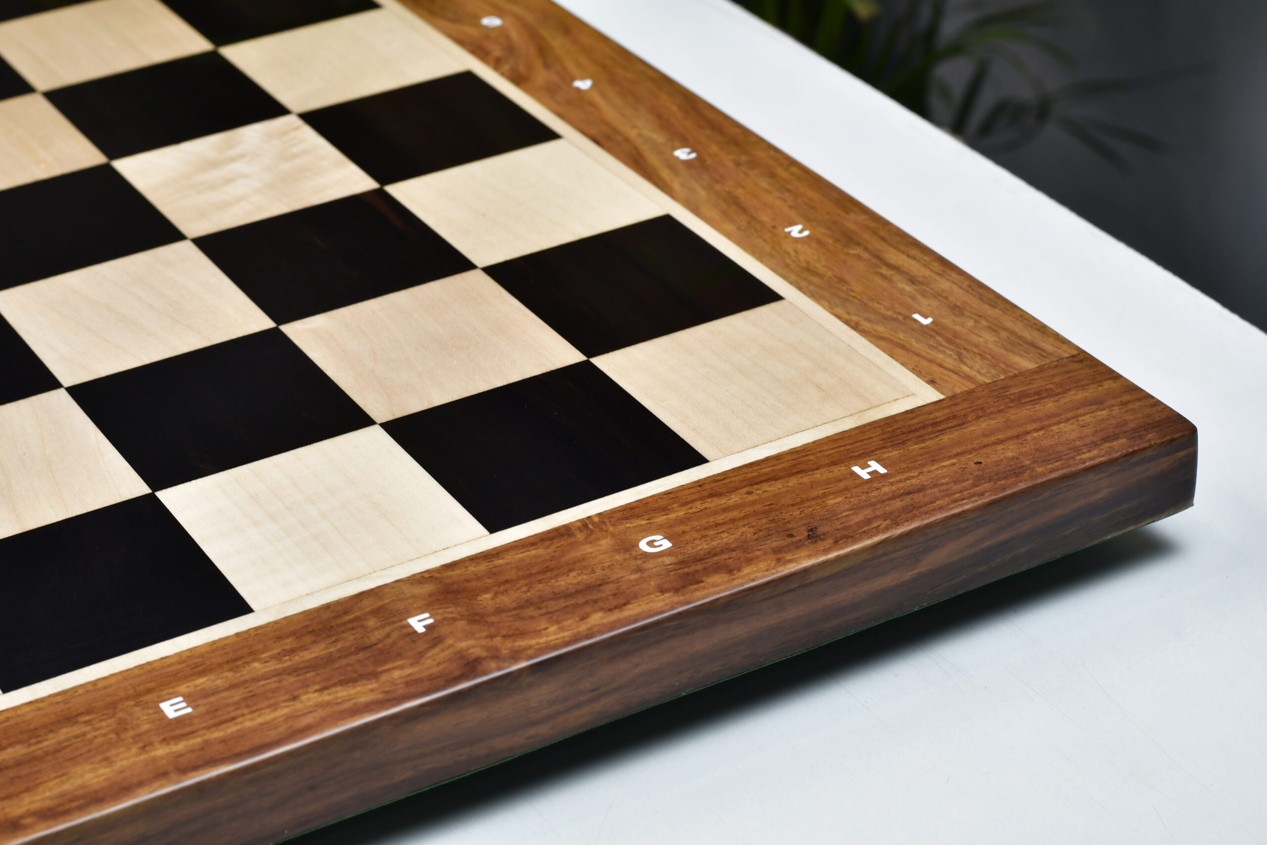 23″ – 60 mm Square: Solid Wooden Indian Notation Chess Board My Chess Sets