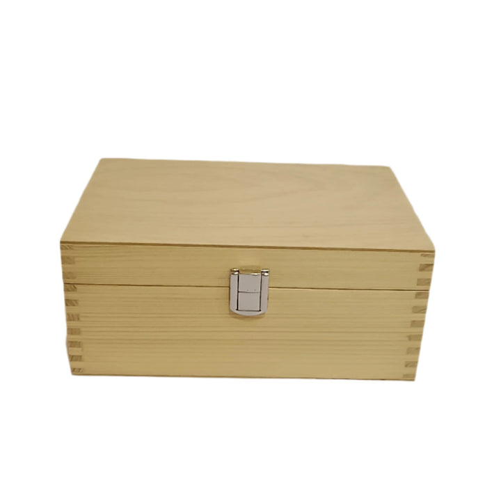 Pine Wood Luxurious Chess Box With Velvet Interior