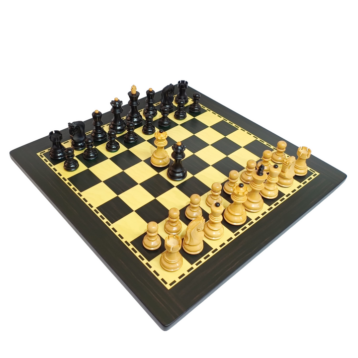 Russian Zagreb Chess Set With MDF Chess Board - 3.25 Inch King