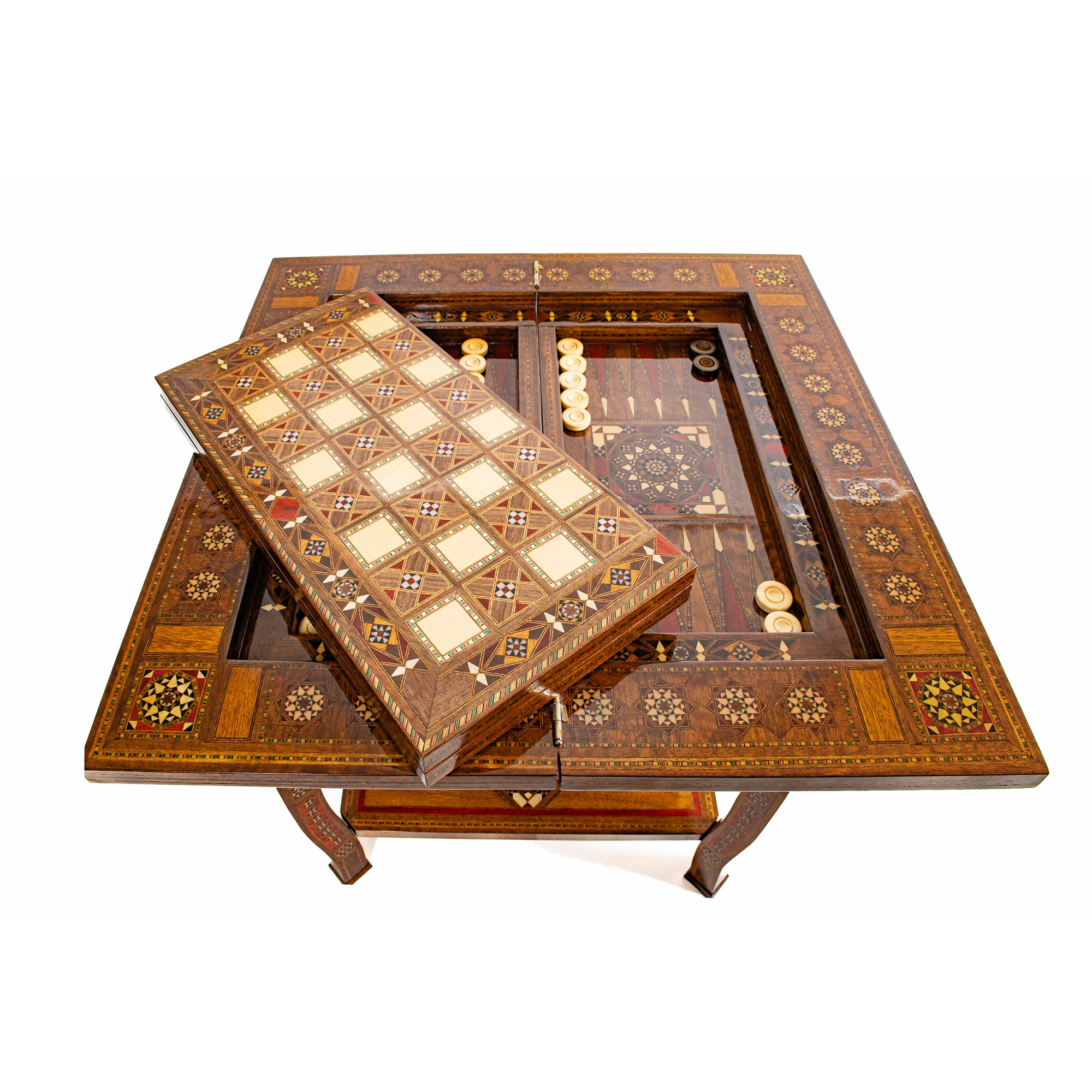 Limited Edition Chess & Backgammon Table