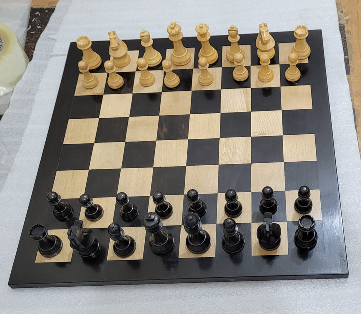 Special Edition Artist's Crafted Vintage Staunton Chess Set (BLACK)