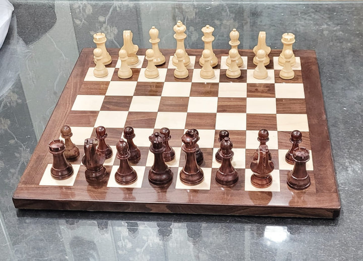 Special Edition Artist's Crafted Vintage Staunton Chess Set (BROWN)