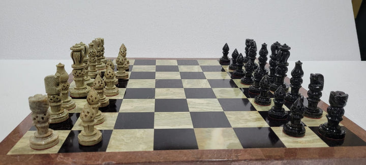 Antique Marble Chess Set