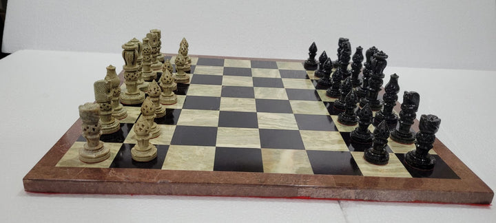 Antique Marble Chess Set