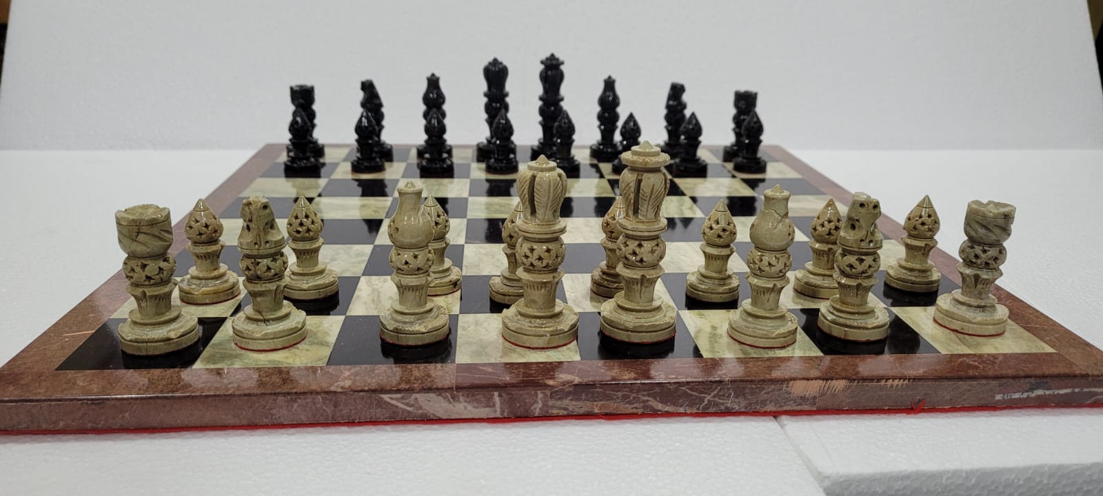 Antique Luxury Marble Chess Set - My Chess Sets