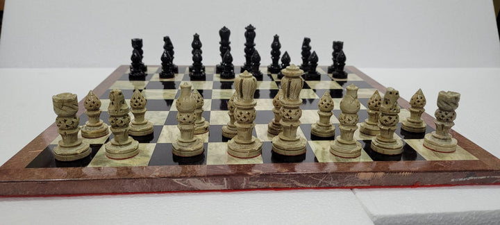 Antique Marble Chess Set