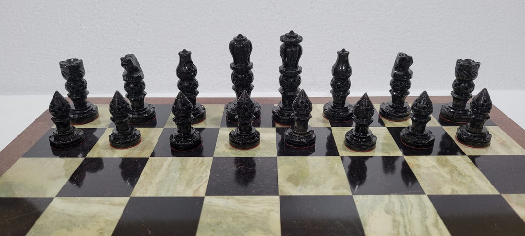 Antique Marble Chess Set