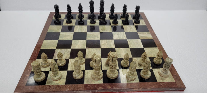 Antique Marble Chess Set