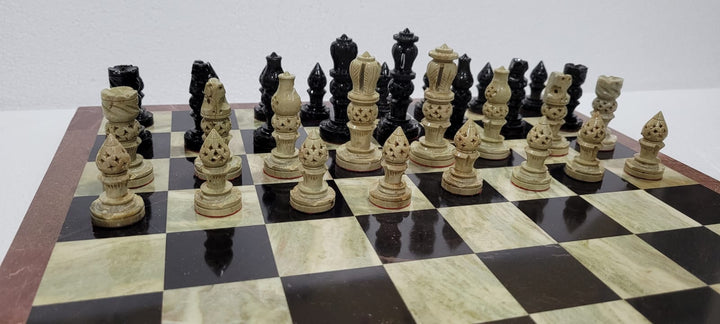 Antique Marble Chess Set