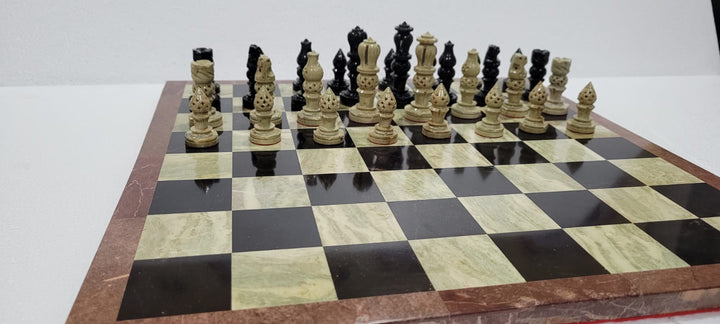 Antique Marble Chess Set