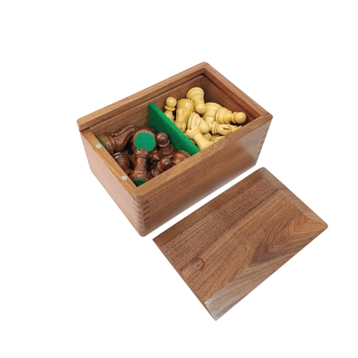 Acacia Wood Luxurious Chess Storage Box