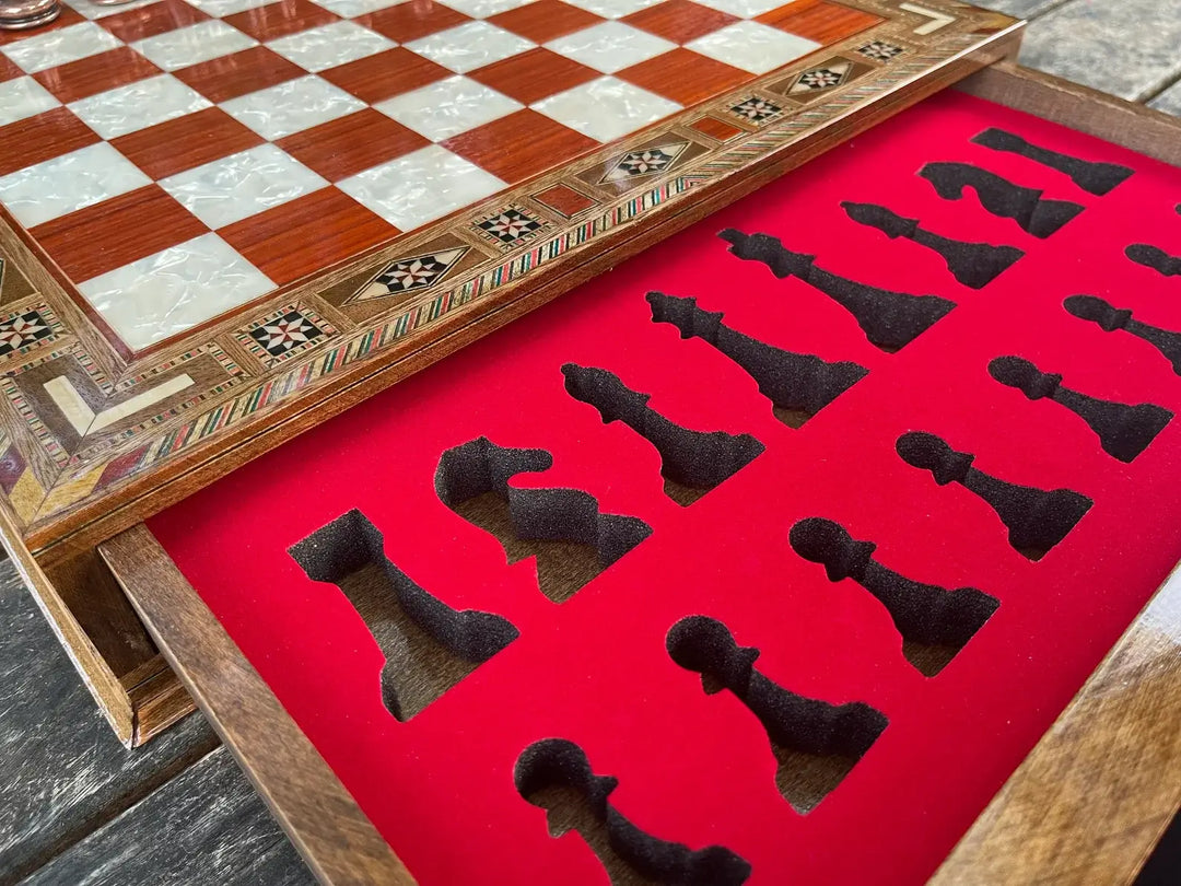 Handmade Luxury Chess Set With Storage Units – My Chess Sets